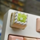 1pc Green Grape Cream Cake Artisan Clay Food Keycaps ESC MX for Mechanical Gaming Keyboard